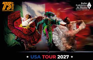 Ballet Folklórico de México marks 75 years with 25-city US tour starting January 2027