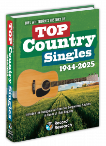 Record Research marks Country Music Month with definitive 80-year chart bible, new songwriter rankings