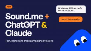 Sound.me lets advertisers run creator campaigns via ChatGPT and Claude